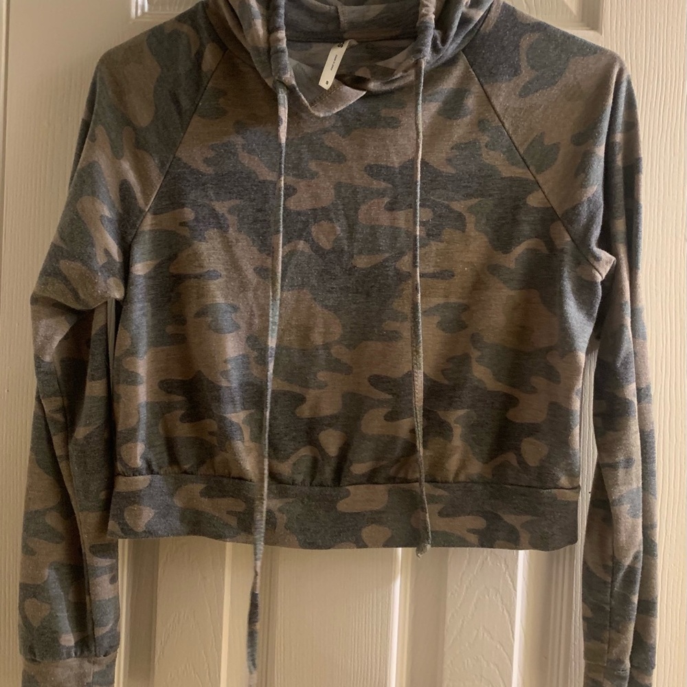 ☘️sudadera / camuflaje/tonos verdes/ Sz-S /tresics/☘️#SC20